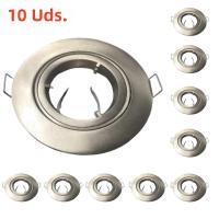 Marco De Luz Spot Redondo Ajustable Para Bombilla MR16 GU10 Soporte De Instalación Recessed Para LED Funda De Luces De Techo - details 3