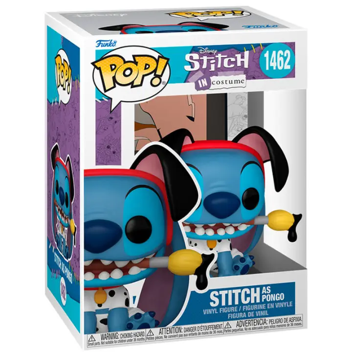 Figura POP Disney Stitch as PongoFigura  Coleccionable - Idea de Regalo- Mercancia Oficial - Juguetes para Niños y Adultos - Movies Fans - Muñeco para Coleccionistas y Exposición - 1