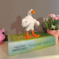 Porta Llaves De Ganso Magnético Con Estatua De Pato Musculoso Organizador De Herramientas De Mesa Juguete Divertido Regalo De Despedida Para El Hogar - details 3
