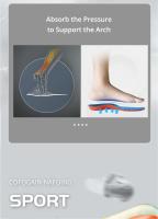 Almohadillas De Apoyo Articular Para Deportes Absorbedores De Choque Para Zapatos Soporte De Arco Plantar Fasciitis Para Hombres Y Mujeres - details 6