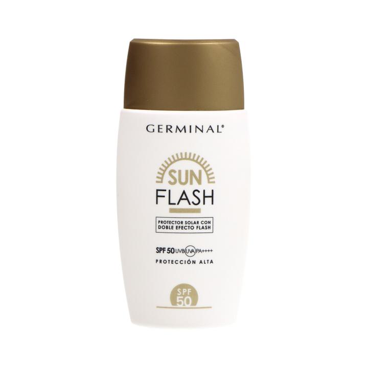 Germinal Sun Flash Protector Solar Facial SPF 50 Ultra-Fluido 50 ml — oferta en Miravia