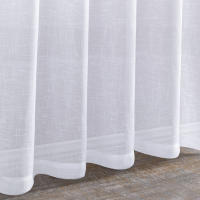 JINCHAN Cortinas Transparentes De 1 Panel Para Sala De Estar Y Dormitorio Efecto De Tela De Lino Cortina De Ventana Con Bolsa De Rodamiento Modernas Y Sencillas - details 13