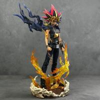 Figura De Anime 28cm Yugi Muto Duel Monsters Monstruos De Cartas PVC Estatua Coleccionable De Modelos Decoración Juguetes Regalos De Navidad - details 3