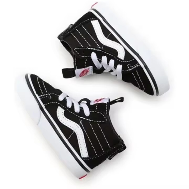 Zapatillas Vans Sk8-Hi Zip para niños en color negro - 1