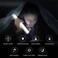 Iluminación LED Ultra Delgada Para Armarios Con Sensor De Movimiento Luz Nocturna Inalámbrica Para Cocina Y Armario - details 3