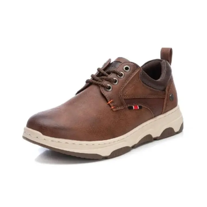 Zapatos Refresh Material Polipiel Para Hombre Color Marrón Camel - 1