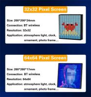 Matriz De LEDs RGB 64x64 Pantalla Digital Inteligente Bluetooth DIY Arte De Pared Control APP Decoración De Habitación Gaming Anime - details 3