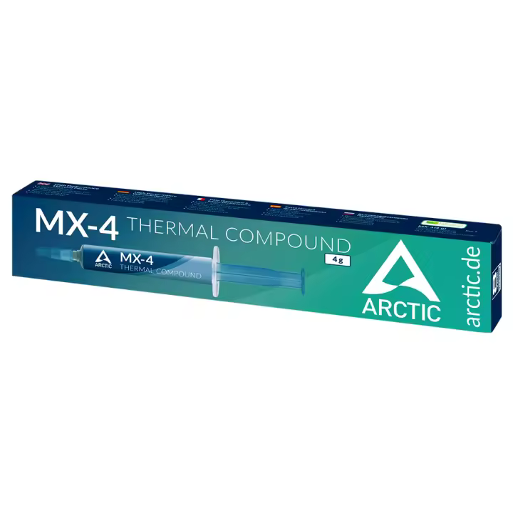 Arctic MX-4 Pasta Térmica de Alto Rendimiento Para CPU y GPU, 4 Gramos, de Fácil Aplicación, no es Conductor de Electricidad - 1