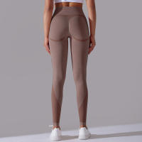 Mallas de Yoga de nailon para mujer, pantalones deportivos de cintura alta, elásticos, ajustados, transpirables, para entrenamiento - details 20