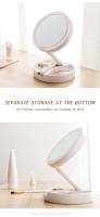 Espejo De Maquillaje Plegable Con Lente De Aumento LED Espejo De Vestíbulo Blanco Cosmético USB Cargable O Batería 10X Para Dormitorio O Uso Doméstico - details 7