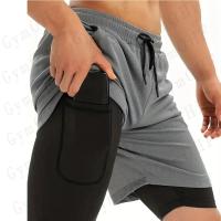 Nuevos Shorts De Playa Para Hombres Entrenamiento De Fitness Verano 2 En 1 Secado Rápido Gimnasio Correr Deporte Al Aire Libre Pantalones Cortos De Deporte Para Hombres - details 39