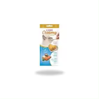 Hagen Tropican Mascotas Catit Creamy con Superalimentos para Gatos 4 X 10 Gr - Delicia Saludable - Pack Variado - 1