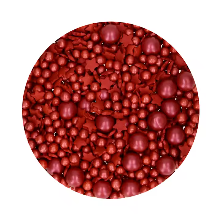 Deliciosas Decoraciones para Pasteles SPRINKLES FUNCAKES - BURDEOS 60 G - 1