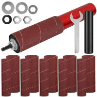 Kit De Herramienta De Moldeado En Rodillo Para Madera Metal Plástico Vidrio Y Piedra Con Discos Abrazaderas De Aluminio Y Metal Rojo - details 7