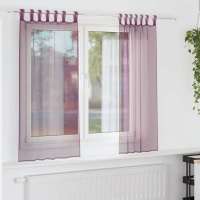 vidaXL Cortinas de gasa con trabillas 2 uds 140x140 cm en color Morado/Terracota/Tuquesa y más | protección solar decorativa para ventanas hogar oficina dormitorio fácil de instalar - details 0