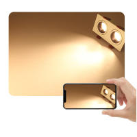 Lámpara De Techo LED Recargada 24W 12W Single/Doble Cabeza Luz De Spot Antigolpeante Para Oficina Hogar Tienda Interior Material Aluminio Fuente De Luz LED - details 10