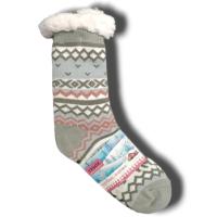 Par Calcetines Polares de Borrego calentitos para mujer Talla Única 35 a 40, Para Andar por casa en invierno. Borrego de alta calidad para pies calentitos. Varios modelos disponibles. Distribuido por Distrilocu - details 4