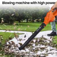 5 marchas soplador de aire eléctrico sin escobillas, 650W, soplador de hojas inalámbrico, herramienta de limpieza de polvo de nieve para batería Makita de 18V, Con 1 batería - details 5