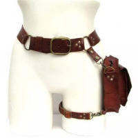 Bolso Pequeño Cuadrado PU Para Mujer Bolsa De Cintura Estilo Medieval Caballero Personalidad Accesorio De Motocicleta Bolsa Lateral - details 6