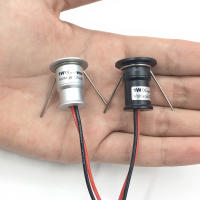 Mini LED 12V Luz De Punto Revestida De Aluminio 1W Dimmer Para Techo Sala De Estar Fiesta KTV DJ DIY Escaleras Luz De Punto En Blanco Negro - details 5