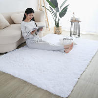 Carpetas Suaves De Pelo Negro Para Sala De Estar Y Dormitorio Alfombra Moderna Para Hogar Decorativa Para Pisos Y Camas - details 2