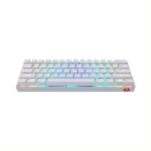 Redragon - DRACONIC Teclado Mecánico Gaming RGB Blanco - Layout USA - 1