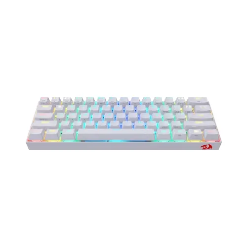 Redragon - DRACONIC Teclado Mecánico Gaming RGB Blanco - Layout USA - 1
