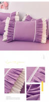 Funda De Almohada Princesa Con Volantes Múltiples Colores Cómoda Para Adultos Y Niños Tamaño 48x74cm Material Poliéster/Celulosa - details 9