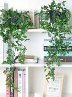 Plantas De Hiedra Artificial De Plástico Para Decoración De Hogar Balcón Jardín Y Oficina Sin Macetas Occasiones: Boda Año Nuevo Navidad - details 0
