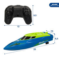 Lancha rápida radiocontrol 1:47 Racing Boat - details 3