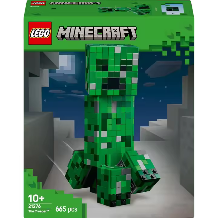 LEGO Minecraft El Creeper Figura Articulada con Compartimento Oculto, Cerdo y Dinamita Lego 21276 - 1