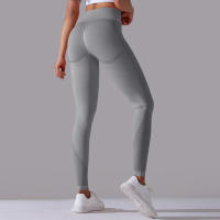Mallas de Yoga de nailon para mujer, pantalones deportivos de cintura alta, elásticos, ajustados, transpirables, para entrenamiento - details 45