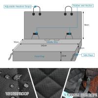 Funda Para Asiento De Coche Para Perros Impermeable Protector De Asiento De Coche Con Respaldo Para Viajes Con Funda Para Asiento Central Para Todos Los Razas De Perros Y Gatos - details 6