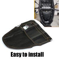 Bolsa De Asiento Para Motocicleta Almacenamiento Sótano Bolsa Herramienta Compatible Con Xmax PCX150 TMAX NMAX VESPA Forza 125 300 350 750 Material De Cuero - details 2