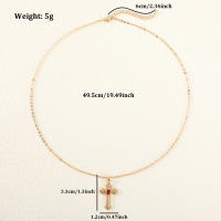 Encanto Collar con colgante de cruz creativo y personalidad de moda para mujer. - details 7