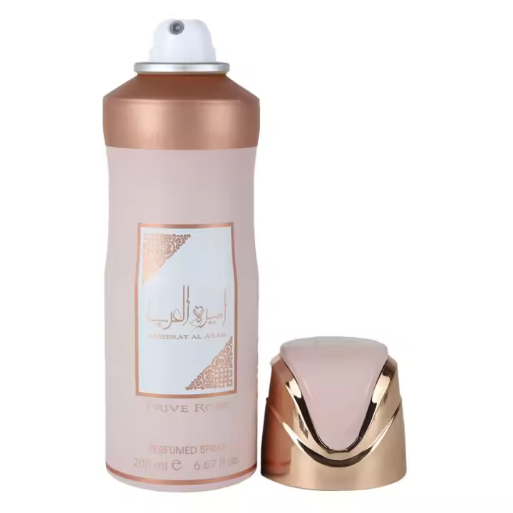 Lattafa Ameerat Al Arab Prive Rose Perfumed Desodorante 200 ml Asdaaf - 1