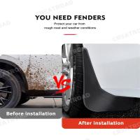 Defensas De Barro Para Toyota Yaris Sedan Vios Limo Belta 2007-2013 Protección Contra Salpicaduras Y Daños Fijación Con Tornillos - details 2