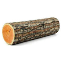 Cojín De Pluma Suave De Diseño De Madera Natural Para Hogar Y Camping Estilo Cilíndrico Cubierta De Peluche Suave 1 Pieza - details 11