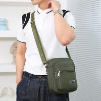 Bolso Bandolera Para Hombre 2024 Nueva Marca Nylon Gris Gran Tamaño Bolsa De Mano Casual Para Viajes Y Negocios Bolsa De Hombro Estilo Chaleco - details 6