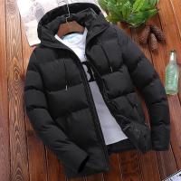 Abrigo De Invierno Para Hombre Parka Moda Casual Con Capucha Cálida Chaqueta Gruesa Outerwear Negocios Estilo Business - details 8