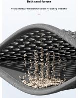 Manta Para Litiario De Gato Grande Impermeable Doble Capa Antideslizante Lavable Captura Arena Y Patas Anti Roto Duradera - details 3