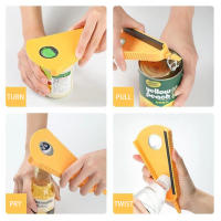 Aguja De Botella Multifuncional Portátil Plástico Abrebotellas Antideslizante Ahorro De Esfuerzo Para Latas Y Botellas De Agua Herramienta De Apertura De Cerveza Gadgets De Cocina - details 10