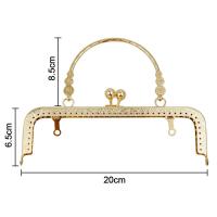 Marco De Bolso Kiss Clasp Lock Metal Para DIY Y Fabricación De Bolsos 18CM/20CM Accesorio De Banda Alta Para Manualidades - details 9