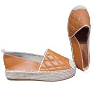 Zapato planos Mujer, Alpargata Negras, Marrón, Suela esparto, plataforma cómodas, Moda Joven Casual , Primavera Verano 2024 - details 5
