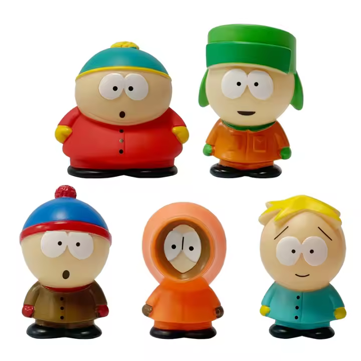 Juego De 5 Figuras De Anime South Park 'The Stick of Truth' Con Kenny McCormick Stan Marsh Muñecos Lindos Y Encantadores Decoraciones Americanas Para Coleccionistas Unisex - 1