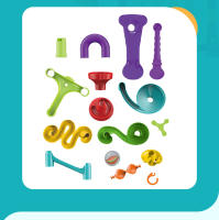 Juego De Carreras De Bolas Con Catapultas Y Bloques De Construcción Para Niños Juguetes Educativos De Cuentas Y Plástico Regalo Ideal Para Edad 14+ - details 9