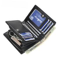 Cuero de LA PU Hombres Carteras Cremallera Short Desagh Titular DE LA Tarjeta Monedero Masculino de La Venta Titular de La Moneda de Los Hombres Carteras - details 1