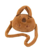 Mochila De Peluche Capybara Kawaii Moda Muñeco Peluche Bolsa Infantil Mochila De Hombro Mini Bolsa Para Regalos Para Novia - details 5