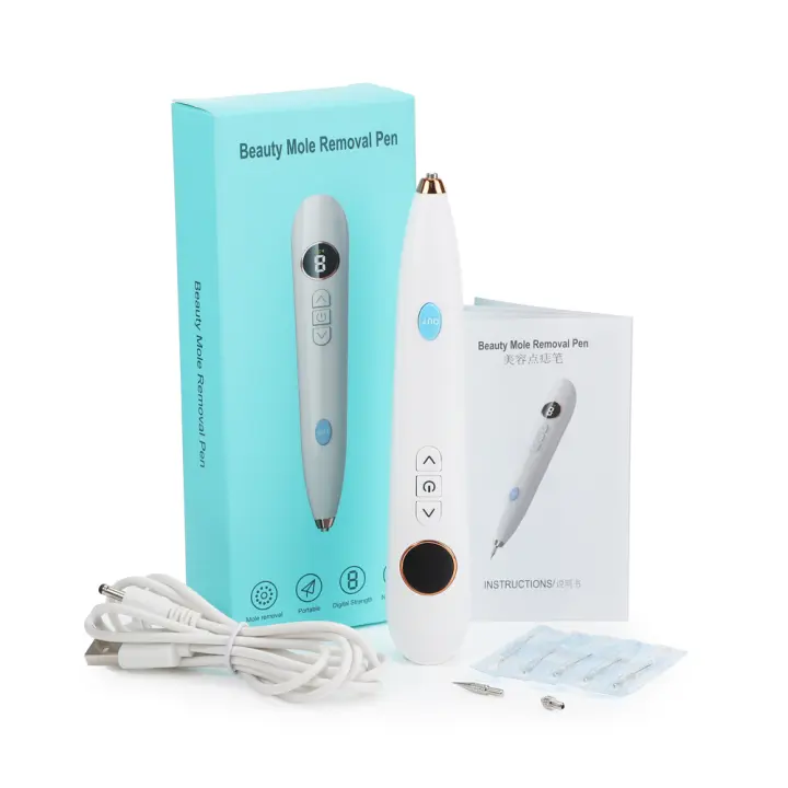 Láser Plasmas Para Eliminador De Verrugas Manchas De Piel Puntos Negros Papilomas Acné Herramientas De Cuidado Estético USB Recargable Tamaño 19*3*2.8CM - 1