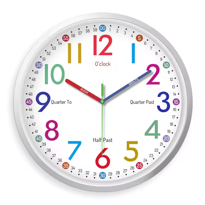 Reloj De Pared Moderno Y Sencillo De 8 Pulgadas Para Sala De Estar Dormitorio Y Cocina Decoración De Hogar Reloj De Cuarzo Silencioso Sin Batería Regalo De Vacaciones - 1
